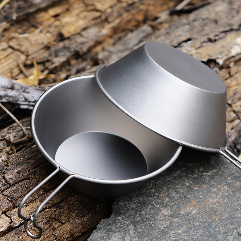 Camping Cooking Cup - (1pcs) Camping Multi Use Titanium Sierra