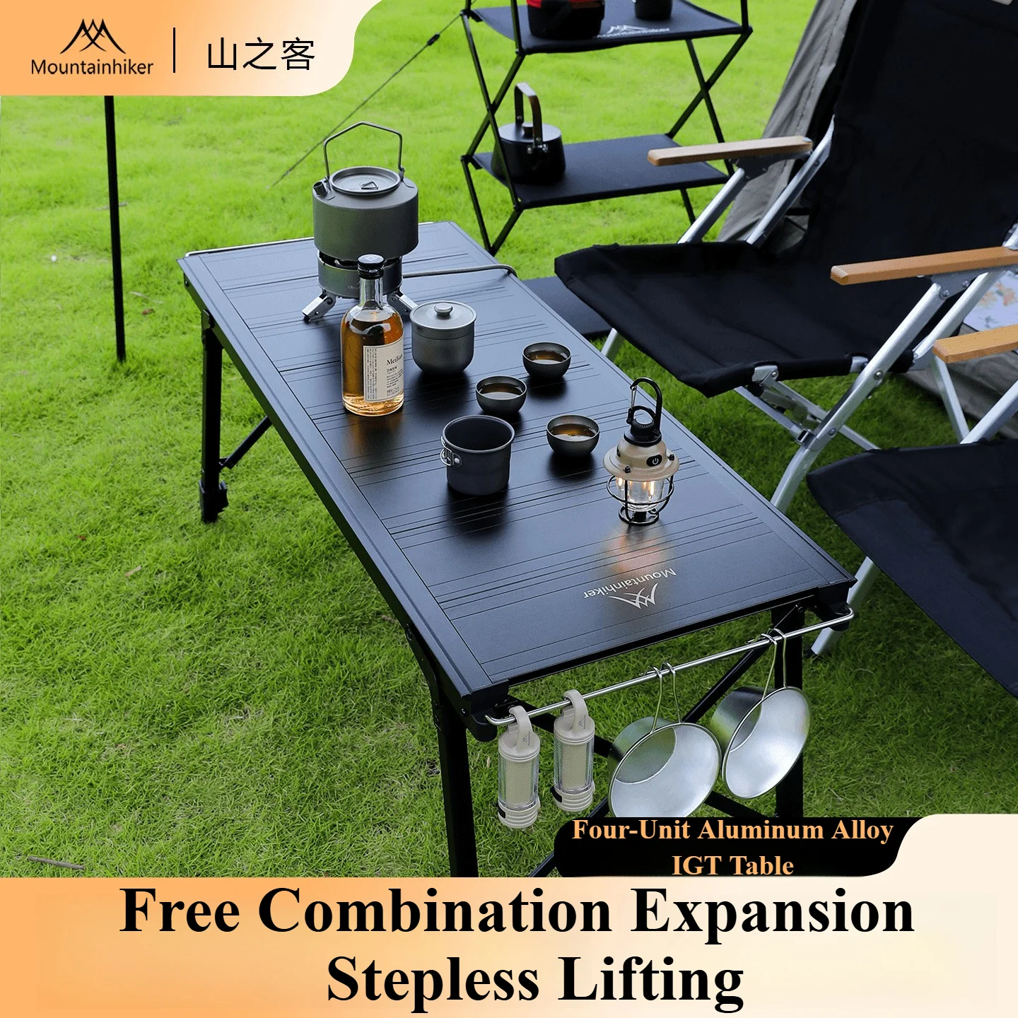 Camping Cooking Equipment - Mountainhiker Camping Folding Lift Removable Multi