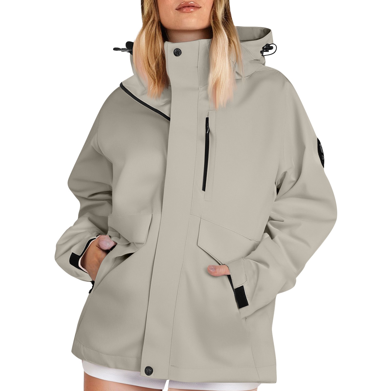 Camping Cooking Windbreak - Autumn Women's Lightweight Hiking Jackets Solid