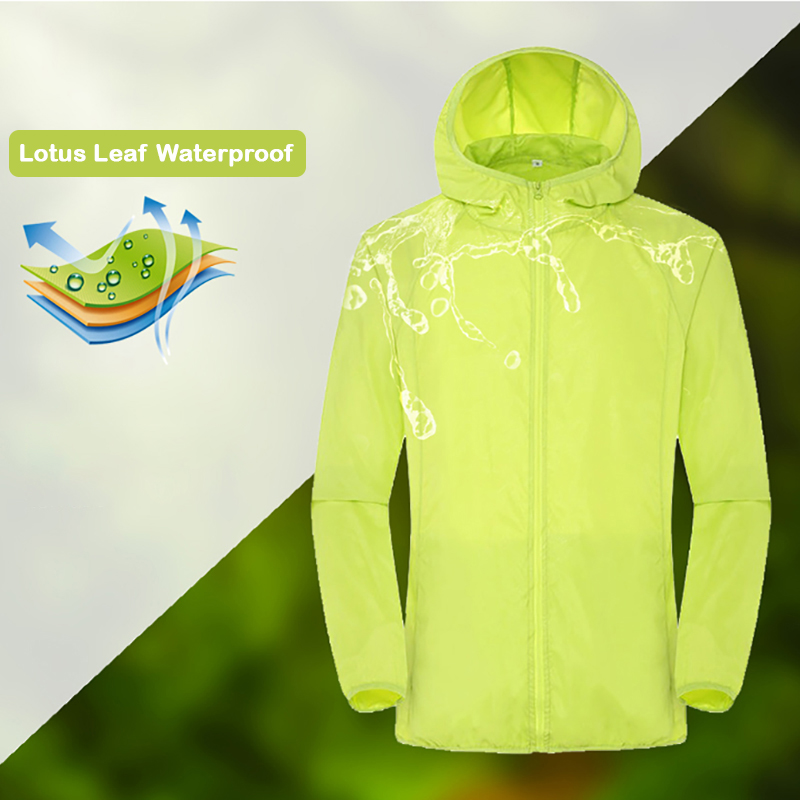 Men Women Hiking Jacket Waterp - Camping Cooking Windbreak recension och pris