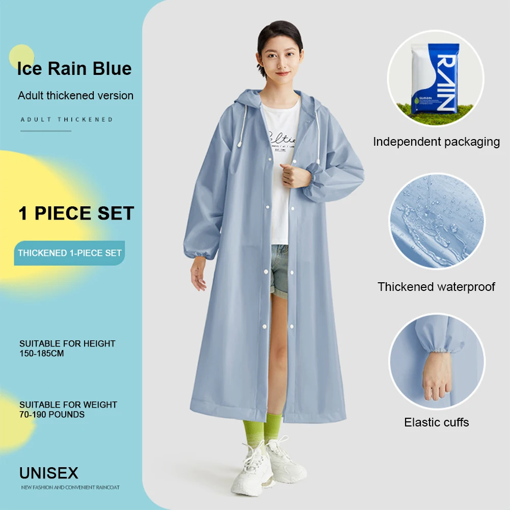 Adult Long Raincoat Non Dispos - Camping Cooking Windbreak recension och pris
