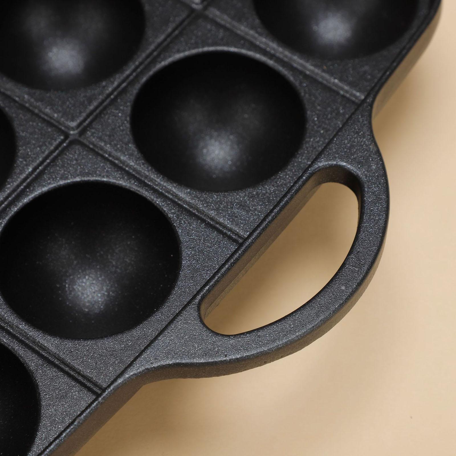 Takoyaki Grill Pan 16 Cavities - Camping Cooking Cast Iron recension och pris