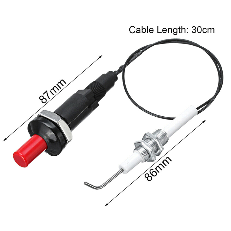 Push Button Piezo Ignitor With - Camping Cooking Equipment recension och pris