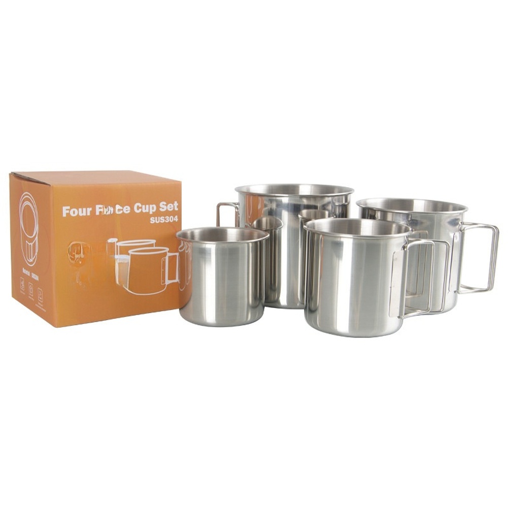 /Stainless /Steel /304 Camping - Camping Cooking Set For 4 recension och pris