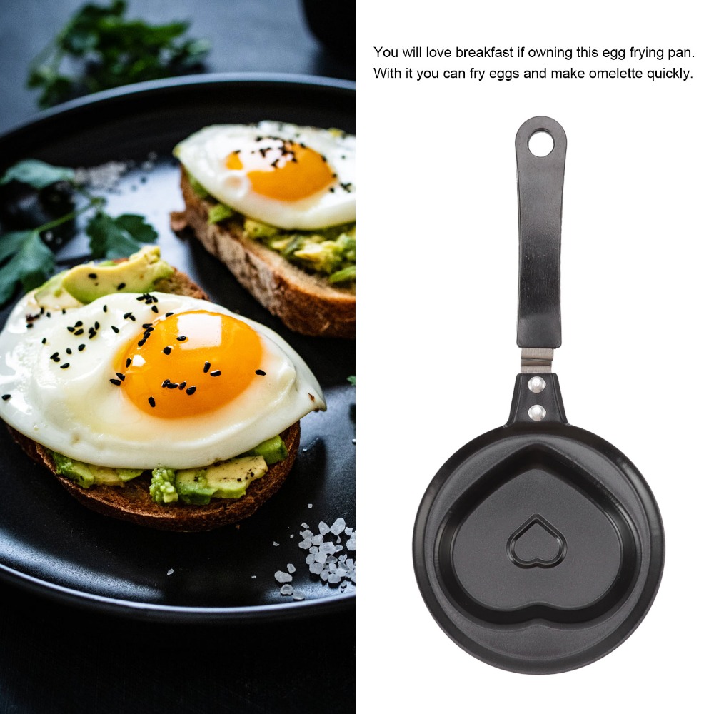 Cast Iron Mini Egg Frying Pan  - Camping Cooking Cast Iron recension och pris