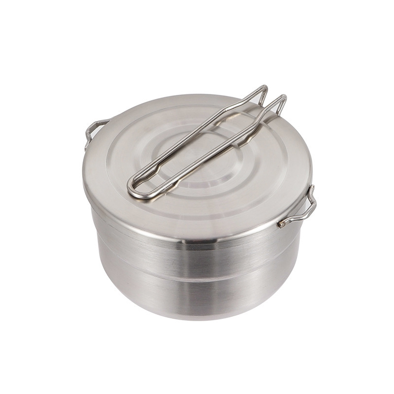 Outdoor Stainless Steel Cookin - Camping Cooking Pot With Lid recension och pris