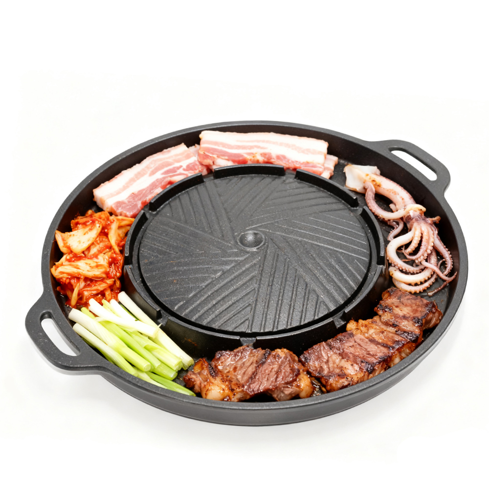 KOSUN Korean BBQ Grill Pan 2 i - Camping Cooking Equipment recension och pris