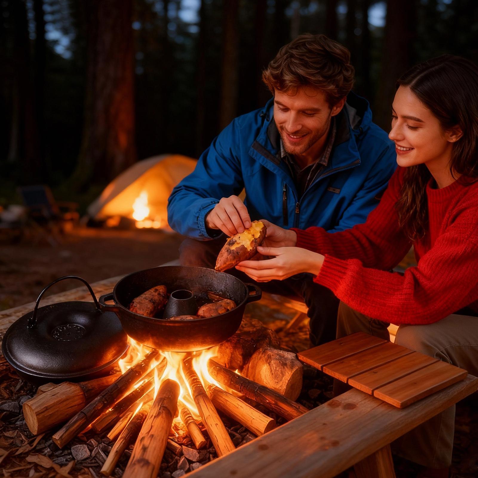 Cast Iron Cauldron For Cooking - Camping Cooking Cast Iron recension och pris
