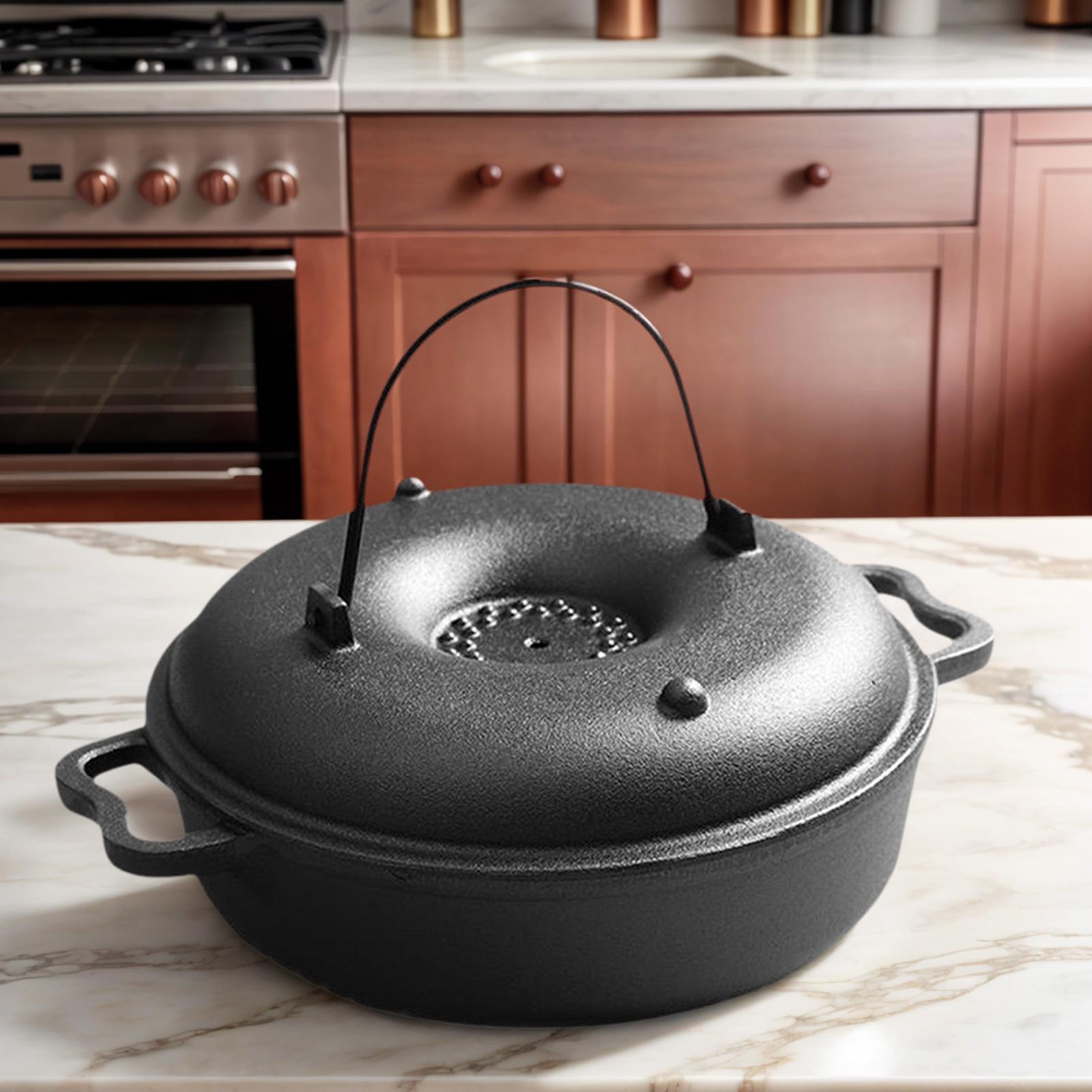 Cast Iron Cauldron For Cooking - Camping Cooking Cast Iron recension och pris