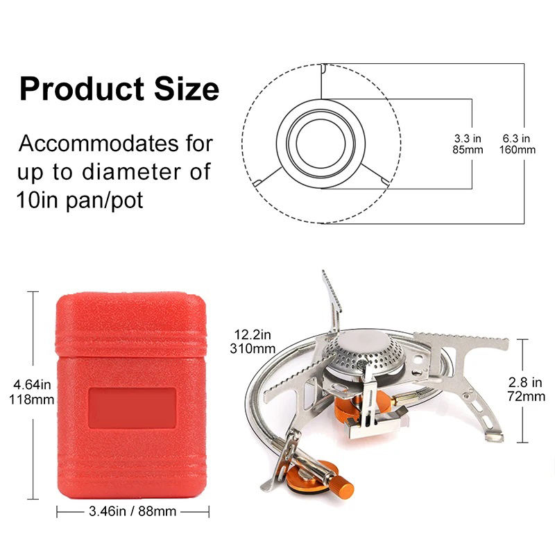 Camping Gas Stove Portable Fol - Camping Cooking Gas Stove recension och pris