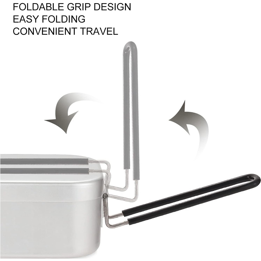 800ML Aluminum Lunch Boxes Out - Camping Cooking Equipment recension och pris