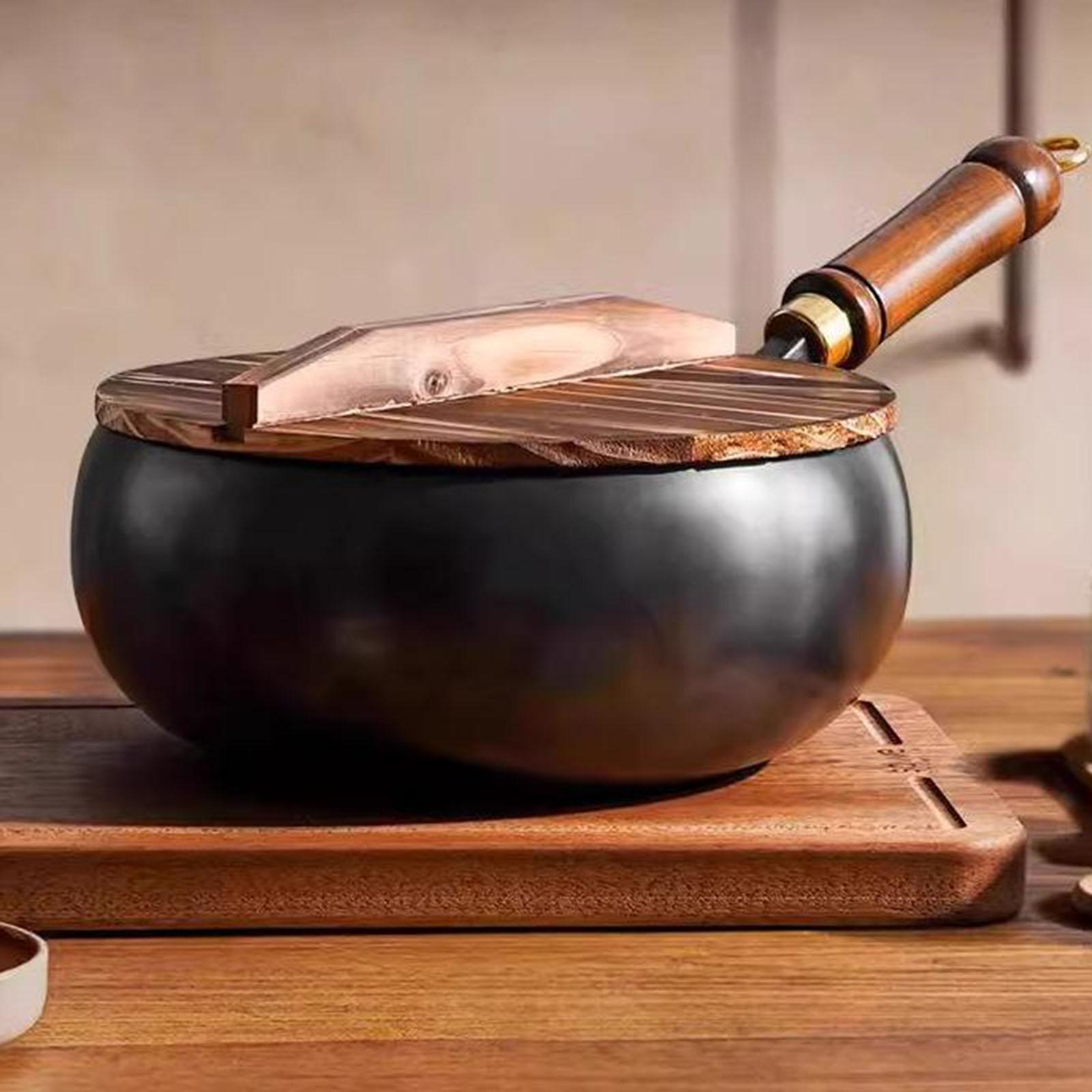 Non Coated Wok Chinese Wok Woo - Camping Cooking Cast Iron recension och pris