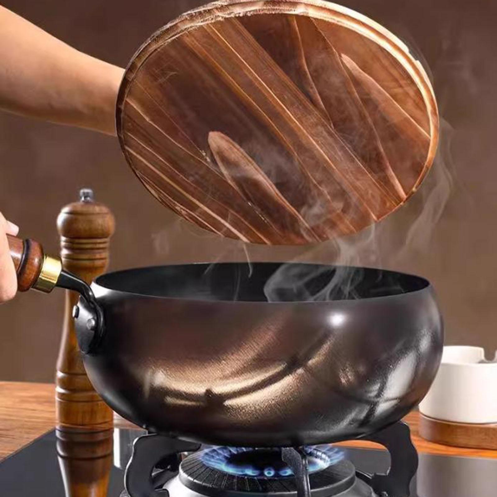 Non Coated Wok Chinese Wok Woo - Camping Cooking Cast Iron recension och pris