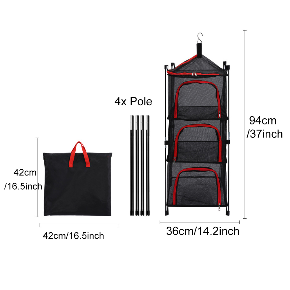 Camping Storage Drying Net 3 L - Camping Cooking Equipment recension och pris