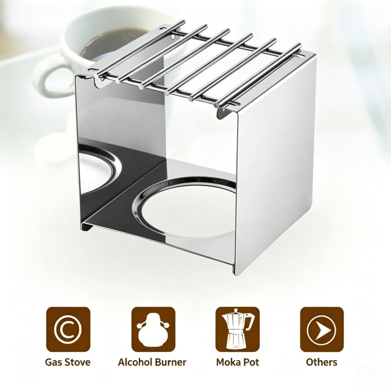 Stainless Steel Square Coffee  - Camping Cooking Equipment recension och pris