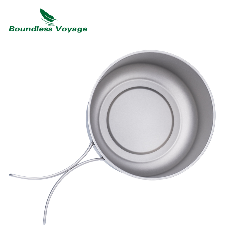 Boundless Voyage Titanium Camp - Camping Cooking Pot With Lid recension och pris