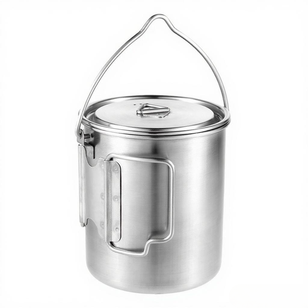 750ml Stainless Steel Pot Port - Camping Cooking Cup recension och pris