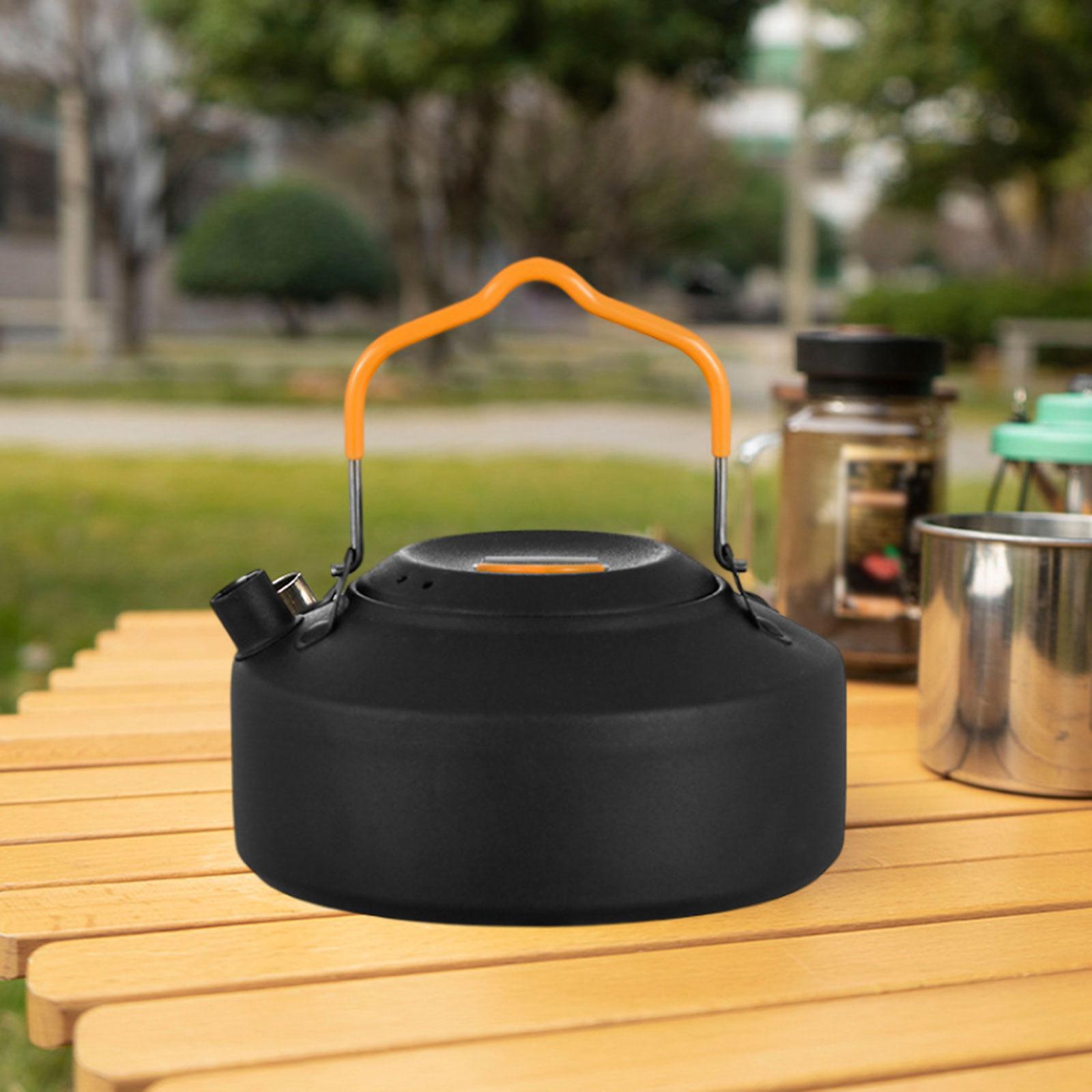 Portable Camping Kettle Coffee - Camping Cooking Pot With Lid recension och pris