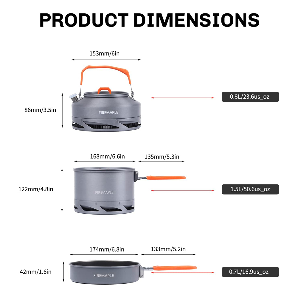 Fire Maple Camping Cookware Ut - Camping Cooking Cup recension och pris