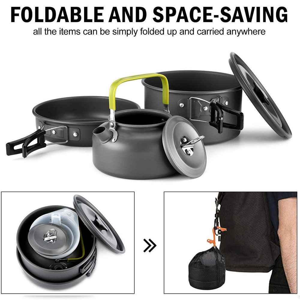 Outdoor Camping Cookware Set M - Camping Cooking Equipment recension och pris