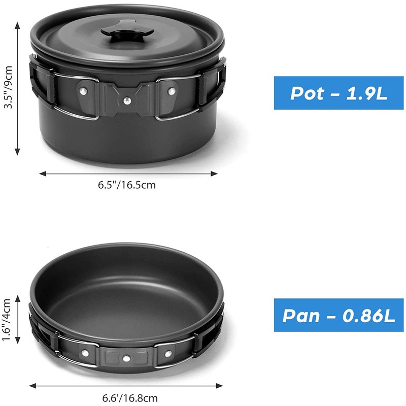 1 Set Outdoor Pot Pan Camping  - Camping Cooking Cup recension och pris