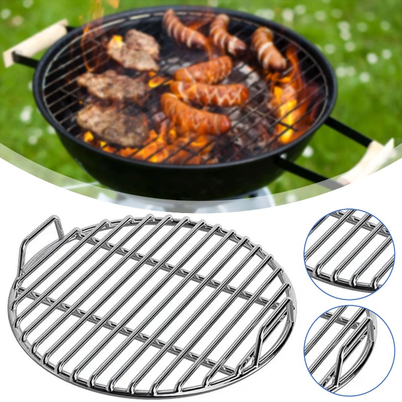 BBQ Rack,Grilling Grates Repla - Camping Cooking Cast Iron recension och pris