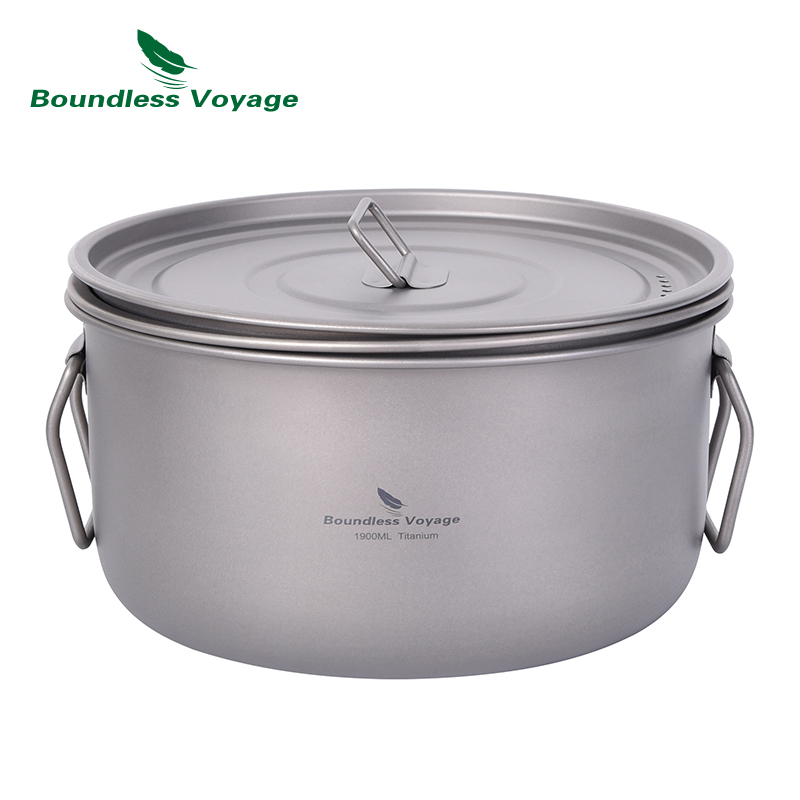 Boundless Voyage Camping Cooki - Camping Cooking Pot With Lid recension och pris
